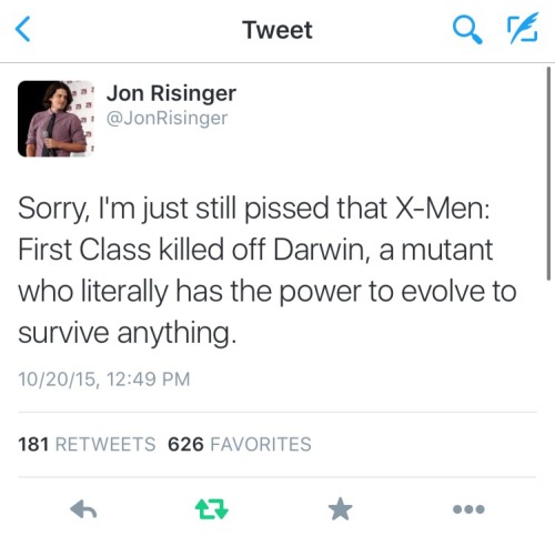 daji-ruhu:  knitmeapony:  mrshummelcarstairs:  Aren’t we all?  NEVER FORGIVE NEVER FORGET   Reasons why I pretty much STOPPED fucking with that whack ass franchise. That and Bryan Singer’s unapologetic hard-on for Wolverine as if he’s the only X-Men