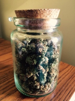 a-high-ass-ginger:  My jar of dank. 😄💨🔥🔥