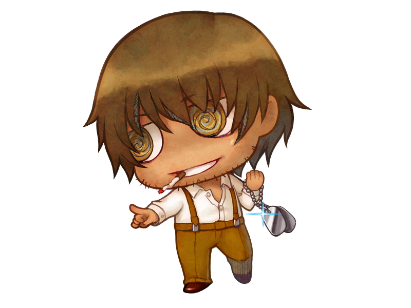ticktoast:  transparent chibis from the togainu poker game &lt;3 feel free to