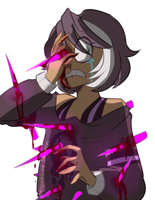 serpentinesaltern: SOME GORE ART TRADE I DID WITH SUPER RAD PEOPLE FROM DEVIANTART!!  Character