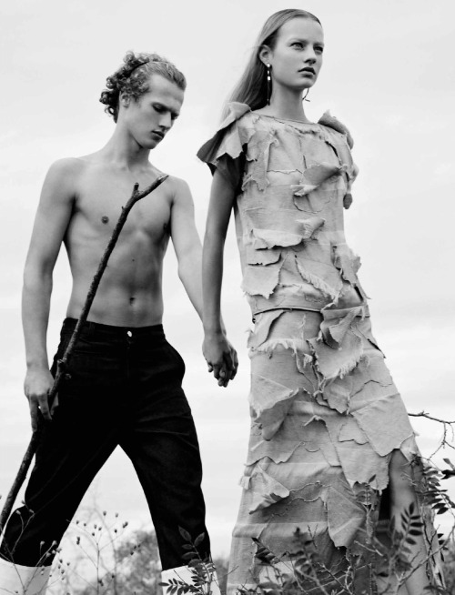 stormtrooperfashion: Maartje Verhoef and Bram Valbracht by Gregory Harris for Intervi