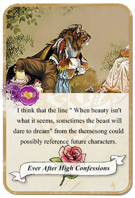 everafterhighconfessions:  I think that the line ” When beauty isn’t what it