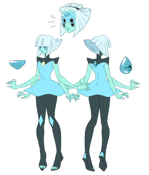 a number of people have asked for a lapis + peridot fusion in the past soooo heres something ? (gem 