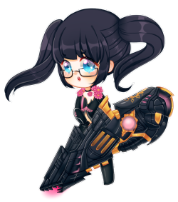 Pow!Icye With A Gun, Commission From The Cutest Cutie