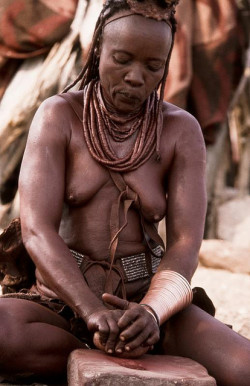 Namibian Himba Woman, By Georges Courreges.