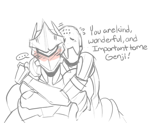 themcnobody:ZENyatta just comforting Genji when ever he feels down,, AND JUST encouraging him and be