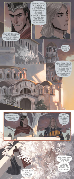 And some comics, good people helped me to translate itSauron at his first days in Numenor and one of