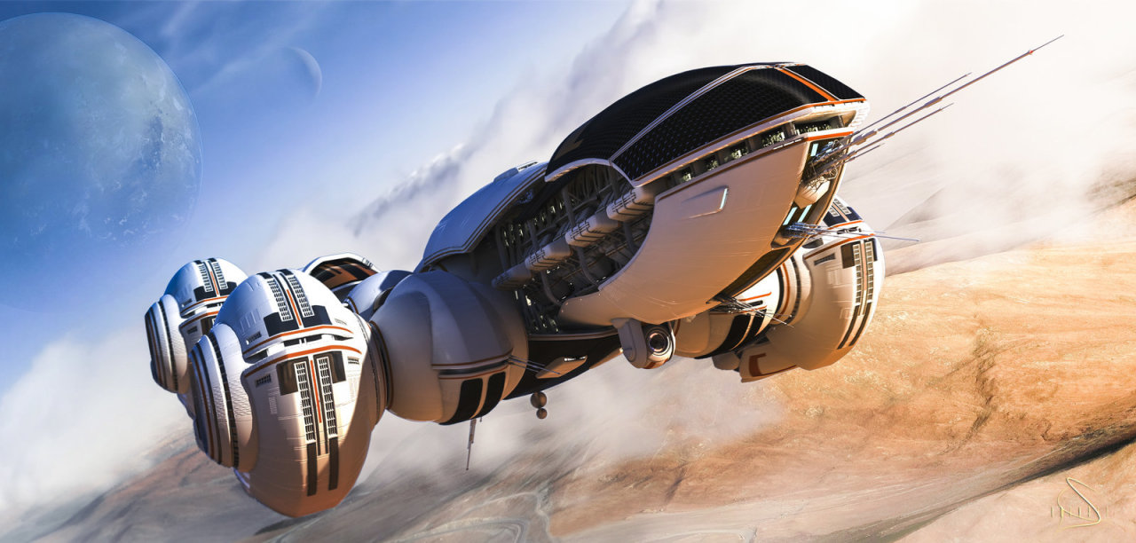 alienspaceshipcentral:  bellatorinmachina:  by Antonis Karidis  If you like these