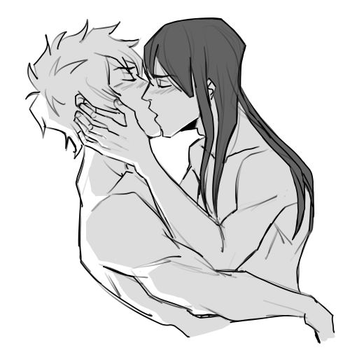 *Smooch, Smooch, and smooch*(Gintoki/Katsura)