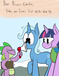 ask-twilight-and-trixie:  The end.  D'aww!