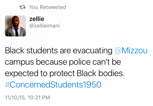 hiiilife20:Please pray for the black students at The University of Missouri.