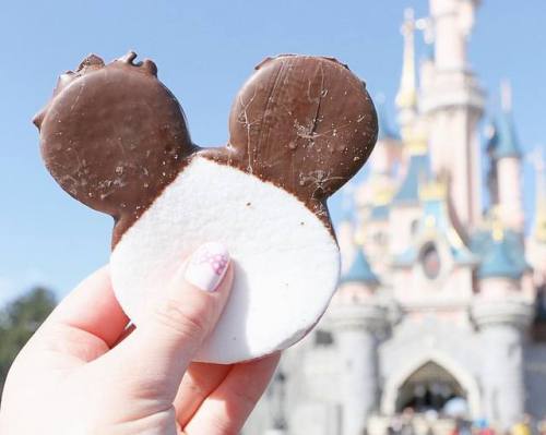 Mickey or Princess Leia marshmallow!?. Happy Saturday and #maythe4thbewithyou ✨ . #disneylandparis