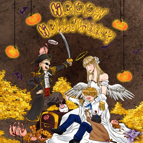 *:･ﾟ✧HAPPY MINGO HALLOWEEN! *:･ﾟ✧Let’s all celebrate with out beloved king and his family! ♥ (ﾉ≧▽≦)ﾉ