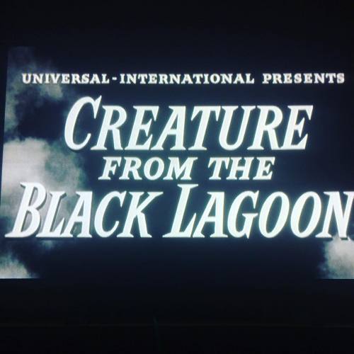 Tonight&rsquo;s movie watching, universal&rsquo;s &ldquo;Creature from the Black Lagoon&