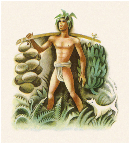 Illustration by Miguel Covarrubias, from Typee: adult photos