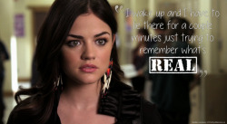 prettylittleliarsxxxx:  @PLLfans on Twitter have been revealing quotes throughout the hiatus to keep us going! Aria apparently will say this sometime during 4b. Wonder who it’s about. Could be Alison, could be Ezra…;)