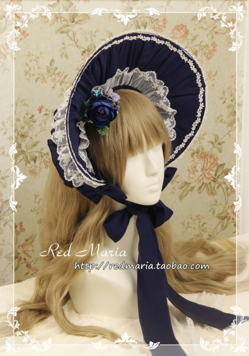 Red Maria cute lace bonnet preorderMy Australia-based Taobao shopping service is available here!