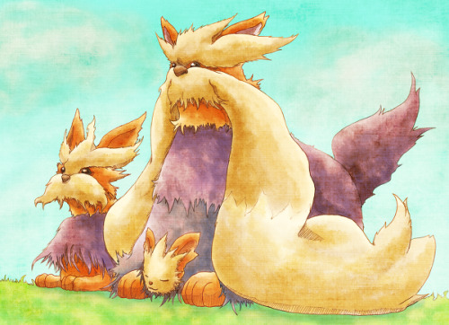 alternative-pokemon-art: Artist The Lillipup family by request.