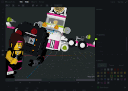 prostheticknowledge:  Mecabricks In-browser 3D modelling app which lets you create using virtual LEGO bricks (including moving parts):  Mecabricks is the first online LEGO CAD program based on the WebGL technology.  Scenes can be shared / embedded, and