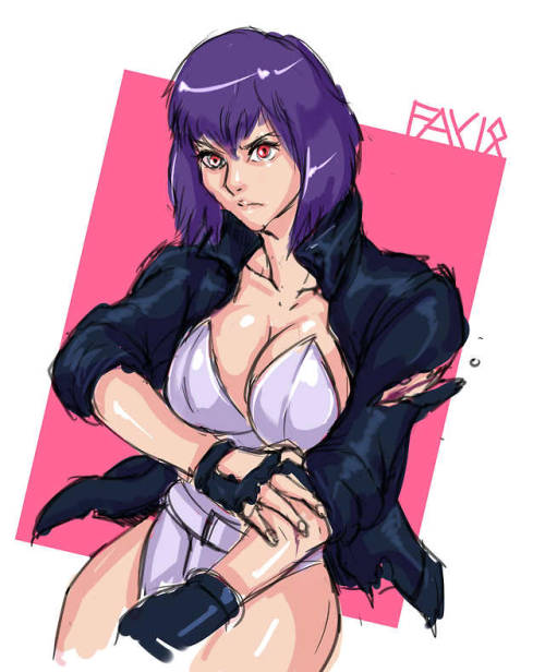 Porn Pics faymantra: Major Kusanagi sketch :) Hentai