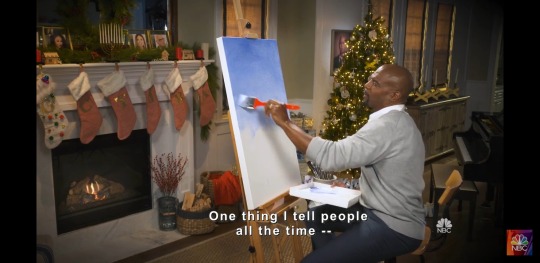 sociallyawkwardhufflepuff:  cakemakethme:  Terry Crews coming in with some wisdom   we need terry painting like bob ross on tv everyday  