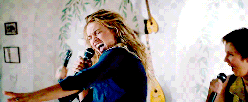 donnashcridan:mamma mia: here we go again!: lily james as donna sheridan“life is short, the world is