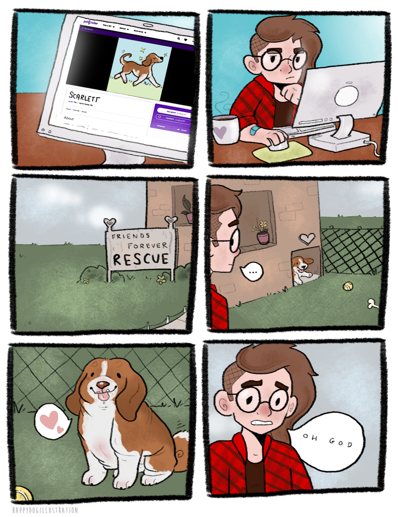 Started a new little project about life with my rescued “beagle,” Potato.
I’ll probably keep it updated here but to keep up with it elsewhere, check it out on:
Webtoon
Smackjeeves