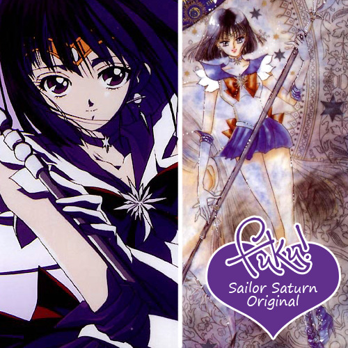 Sailor Saturn: Original Fuku The original fuku appeared in the 3rd season of the anime and in the th