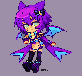 hopebiscuit:  Just a pixel of my crobat gijinka