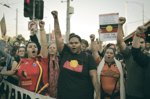 black-australia: chasmicinequality: Rally against the closure of remote Aboriginal communities, Melb