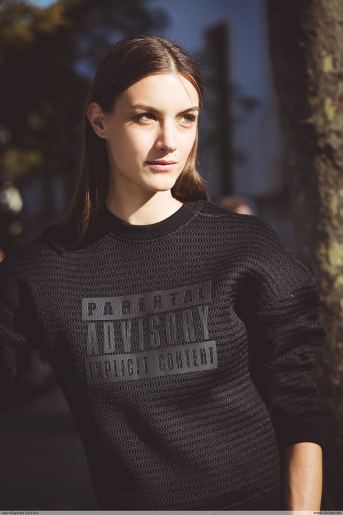 clichey:  Ronja Furrer by Jean Baptiste Soulliat Isabel Marant - Paris Fashion Week PAP SS15 