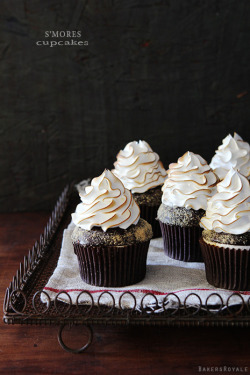 Fla-Vah:  Smores Cupcakes 