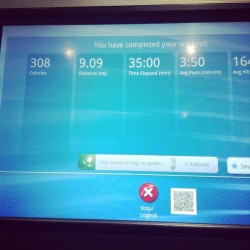 9 miles under my usual time! Besting my best everyday :)