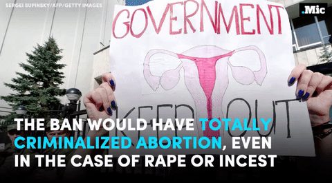 this-is-life-actually:  The women of Poland spoke out and their voices were heard