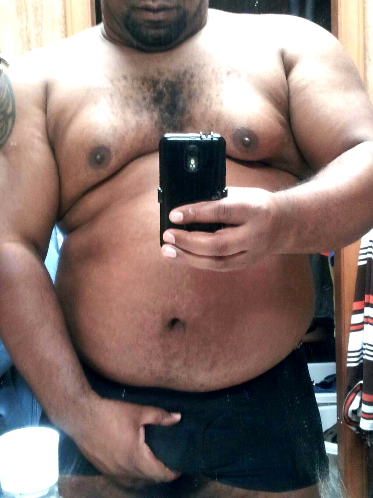 nippletheory:My very very sexy buddy in Louisiana,  with permission.