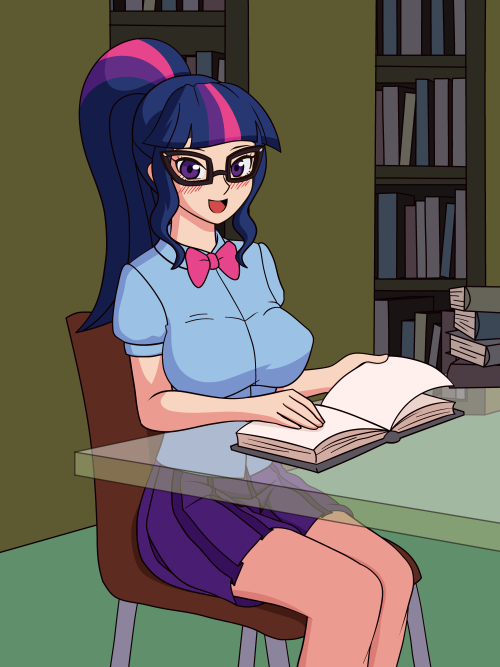 fantasyblade: Patron Image: Meet the Librarian Celestia tells you to find the librarian to learn fri