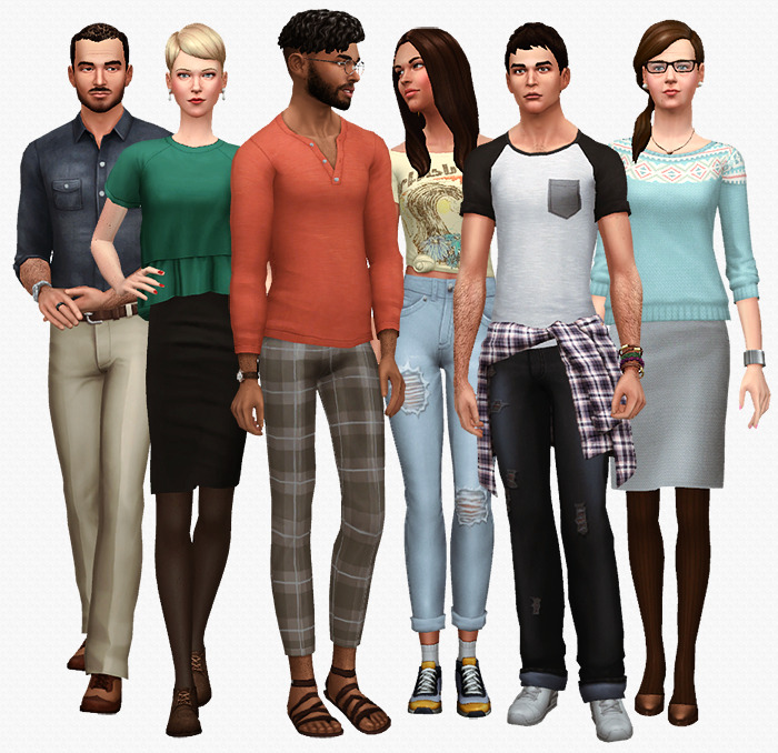 Any CC to make sims 4 look more like old sims games? Preferably