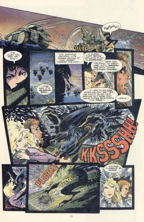 Aliens 1990 * Dark Horse Comics * Earth War #3 