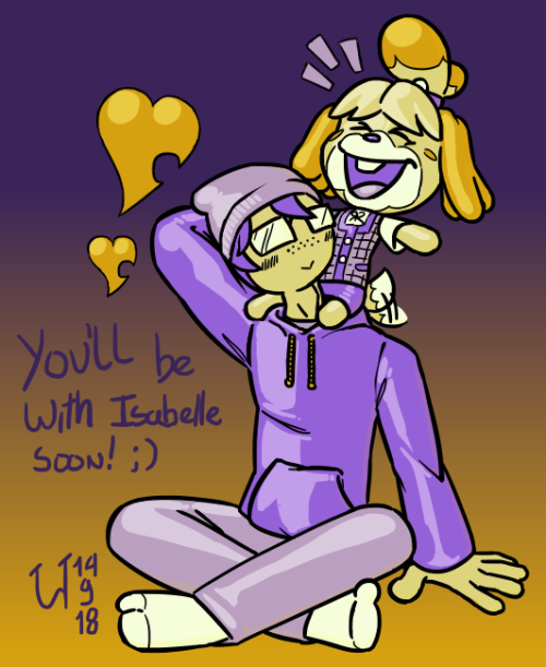 He is perfectly fine dont worry ; ), did this for him cause isabelle.@pandorapedro Soon