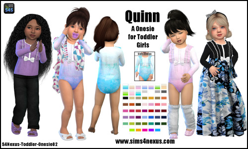 Quinn -A Onesie for Toddler Girls-| GO TO DOWNLOAD PAGE |Thanks so much @littletodds for this sweet 