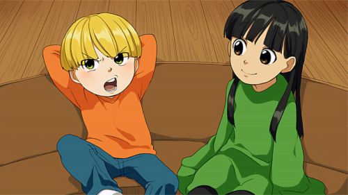 datsweetberrypunch:  dumbledorathexplora:  Operation: ANIME                         the children from down the line looks creepy as fuck…i like this very much yes.