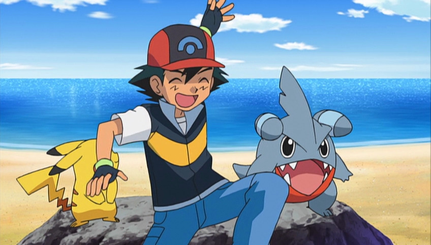 every-ash: Ash is thinking of a real knee-slapper and so should you!  - Diamond &amp;