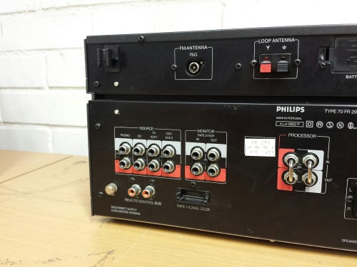 Philips FA-291 Integrated Stereo Audio/Video Amplifier And Integrated Philips FT-291 Digital Synthes