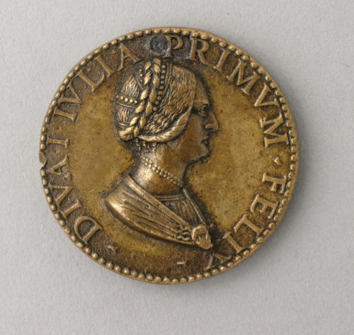 cma-european-art: Diva Julia (obverse) Dubia Fortuna (reverse), Antico, c. 1490, Cleveland Museum of