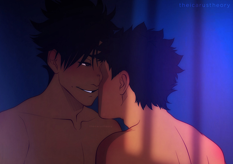 thcrsthry:   Kiss me and take off your clothesImagine a world like thatWe go like