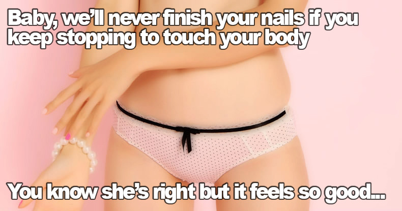 cicistories:  The minute someone else starts doing your makeup, your nails and helping