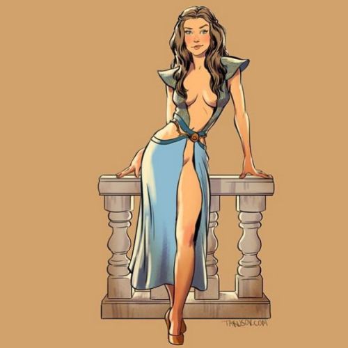 theinturnetexplorer:  Game of Thrones Pin-ups