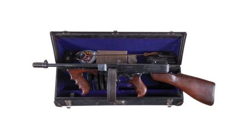 Colt Model 1921 submachine gun issued to the Trenton NJ Police Departmentfrom Rock Island Auctions