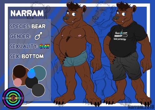 narram-universe:Hey it’s me , i do my fursona ref .How do you think I look ?