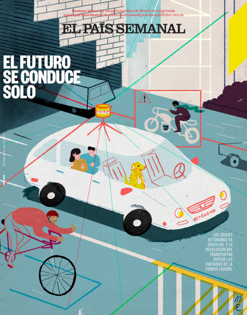 Illustration from back in May for the cover of El Pais Semanel, Spain&rsquo;s largest newspaper. It 